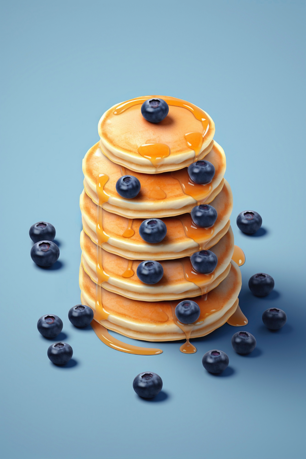 Creative breakfast scene
